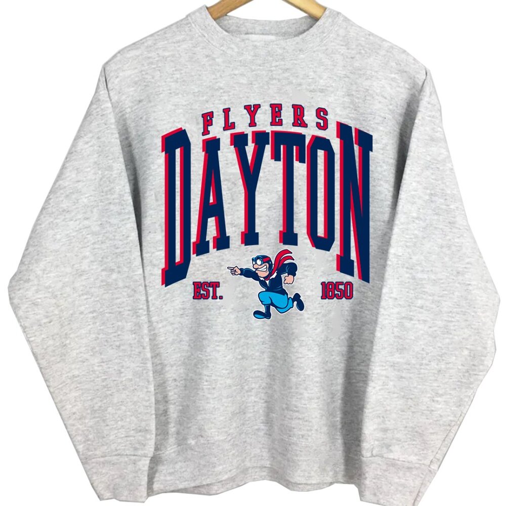 NCAA Dayton Flyers Sweatshirt Varsity Teams Shirt Sweater